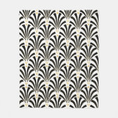  Art Deco Palmetto Fans uit 1920 Fleece Deken (Voorkant)