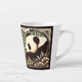 Art Deco Panda Beer 12oz Mok (Rechts)