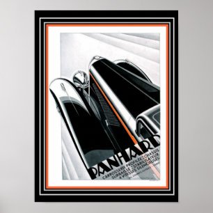 Art Deco Panhard Ad - Alex Kow (1932) Poster