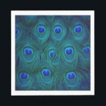 Art Deco Parijse Blauwgroen Groene Pauw Veer Servet<br><div class="desc">Dit is een prachtig afbeelding van blauw/groene pauwenveren. Art Deco Blauwgroen Green Peacock Feather huis accessoires.  pauw mode accessoires. pauw bruiloft gunsten.</div>