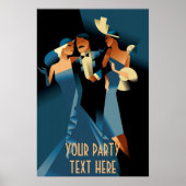 Art Deco Party Poster (Voorkant)