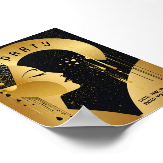 Art Deco Party Poster (Hoek)