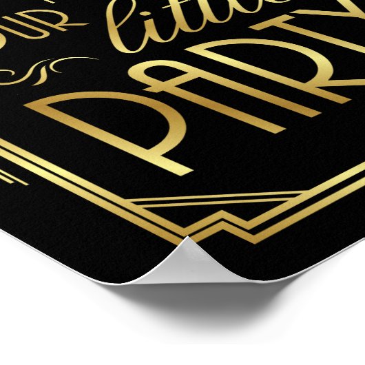 Art Deco PARTY WELCOME Sign Print (Hoek)