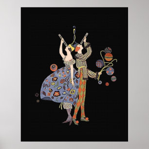 Art Deco Party WW1 Fundraising Party Poster