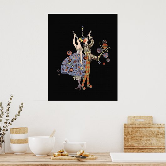 Art Deco Party WW1 Fundraising Party Poster (Keuken)