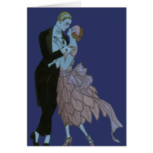 Art Deco-Passen getrouwd, Love Wedding Dance