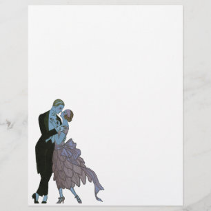 Art Deco-Passen getrouwd, Love Wedding Dance