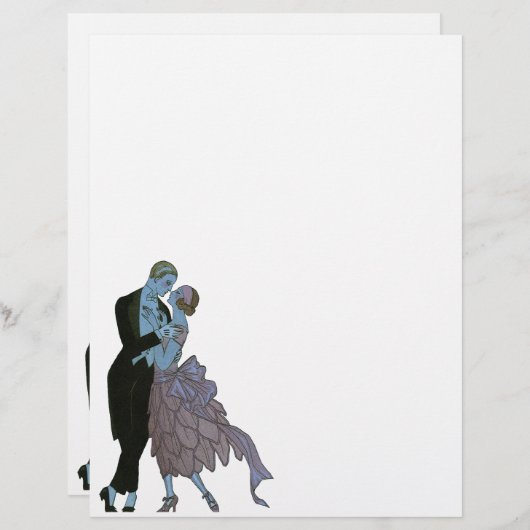  Art Deco-Passen getrouwd, Love Wedding Dance (Voorkant / Achterkant)