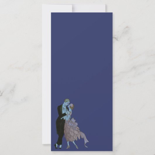 Art Deco-Passen getrouwd, Love Wedding Dance (Achterkant)