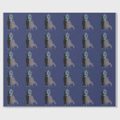  Art Deco-Passen getrouwd, Love Wedding Dance Cadeaupapier (Vlak)