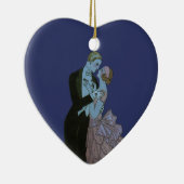  Art Deco-Passen getrouwd, Love Wedding Dance Keramisch Ornament (Rechts)