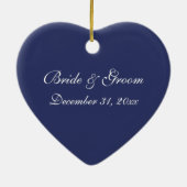  Art Deco-Passen getrouwd, Love Wedding Dance Keramisch Ornament (Achterkant)