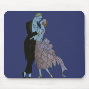 Art Deco-Passen getrouwd, Love Wedding Dance Muismat