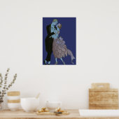  Art Deco-Passen getrouwd, Love Wedding Dance Poster (Keuken)