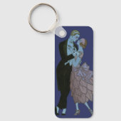 Art Deco-Passen getrouwd, Love Wedding Dance Sleutelhanger (Voorkant)