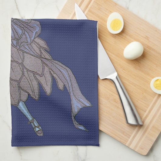  Art Deco-Passen getrouwd, Love Wedding Dance Theedoek (Quarter Fold)