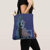  Art Deco-Passen getrouwd, Love Wedding Dance Tote Bag (Dichtbij)