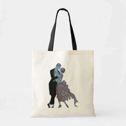 Art Deco-Passen getrouwd, Love Wedding Dance Tote Bag (Voorkant)