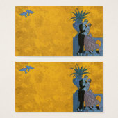  Art Deco-Passen getrouwd, Love Wedding Dance Visitekaartje (Voorkant /achterkant)