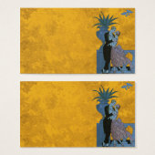  Art Deco-Passen getrouwd, Love Wedding Dance Visitekaartjes (Voorkant /achterkant)