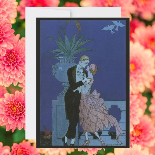 Art Deco Passen getrouwd, Oui van George Barbier