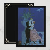 Art Deco Passen getrouwd, Oui van George Barbier (Voorkant / Achterkant)