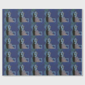  Art Deco Passen getrouwd, Oui van George Barbier Cadeaupapier (Vlak)