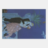  Art Deco Passen getrouwd, Oui van George Barbier Inpakpapier Vel (Voorkant)
