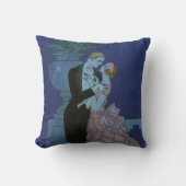 Art Deco Passen getrouwd, Oui van George Barbier Kussen (Voorkant)