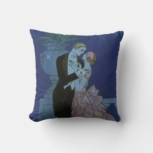  Art Deco Passen getrouwd, Oui van George Barbier Kussen (Voorkant)