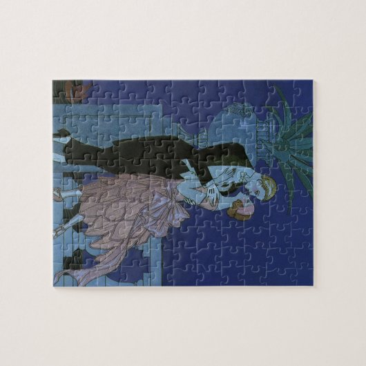  Art Deco Passen getrouwd, Oui van George Barbier Legpuzzel (Horizontaal)