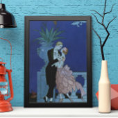  Art Deco Passen getrouwd, Oui van George Barbier Poster