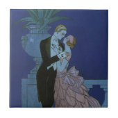 Art Deco Passen getrouwd, Oui van George Barbier Tegeltje (Voorkant)