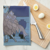 Art Deco Passen getrouwd, Oui van George Barbier Theedoek (Quarter Fold)