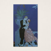  Art Deco Passen getrouwd, Oui van George Barbier Visitekaartjes (Voorkant)