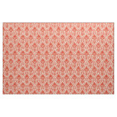 Art Deco Patroon 01 - Dali's Rood op Gebroken Wit Stof (Fat Quarter)
