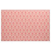 Art Deco Patroon 01 - Lichtrood op gebroken wit Stof (Fat Quarter)