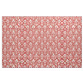 Art Deco Patroon 01 - Wit op Perzisch Rood Stof (Fat Quarter)