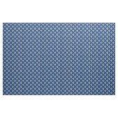 Art Deco Patroon 02 - Wit op Dark Azure Stof (Yard (91,4 cm))
