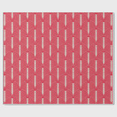 Art Deco Patroon 03 - Gebroken wit op Paradise Pin Cadeaupapier (Vlak)