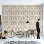 Art Deco Patroon 05 - Camouflage Groen op Wit Behang<br><div class="desc">Art Deco Patroon 05 - Camouflage Groen op Wit</div>