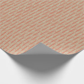 Art Deco Patroon 06 - Dali's rood op gebroken wit Cadeaupapier (Hoek)