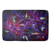 Art Deco-patroon - abstracte woeste bladeren Badmat (Voorkant)