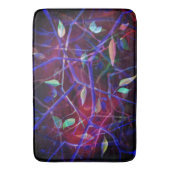 Art Deco-patroon - abstracte woeste bladeren Badmat (Voorkant Verticaal)