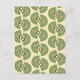 Art Deco-patroon Briefkaart