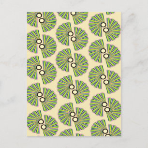 Art Deco-patroon Briefkaart