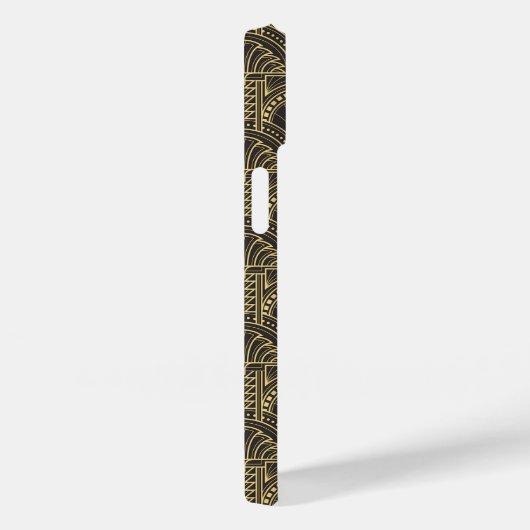Art Deco-patroon Case-Mate iPhone Case (Achterkant / Rechts)