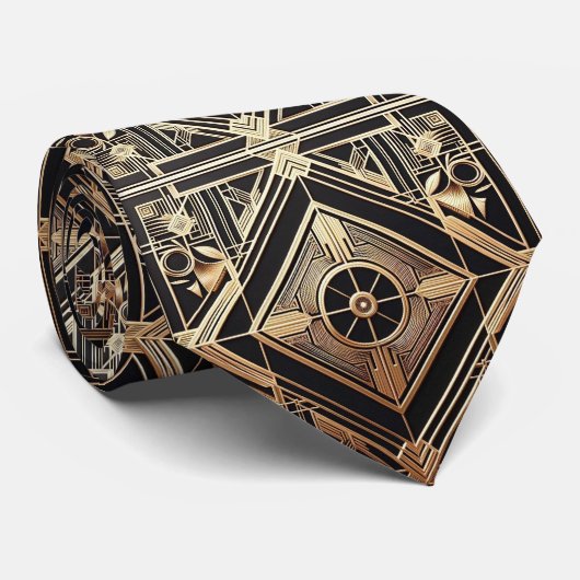 Art Deco patroon das (Opgerold)
