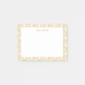 Art Deco Patroon Elegante Gatsby Custom Stationery Post-it® Notes (Voorkant)