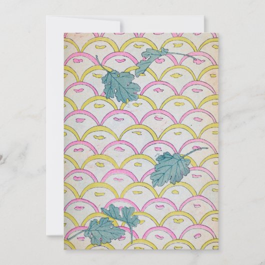 Art Deco  patroon Kaart (Voorkant)